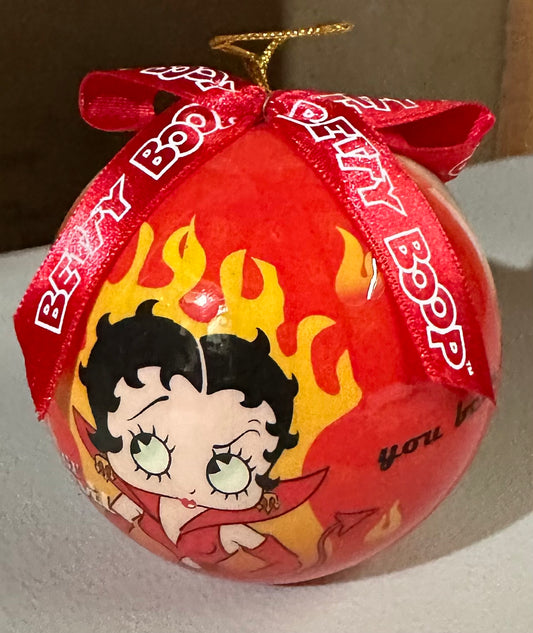 Betty Boop Angel/Devil Ornament