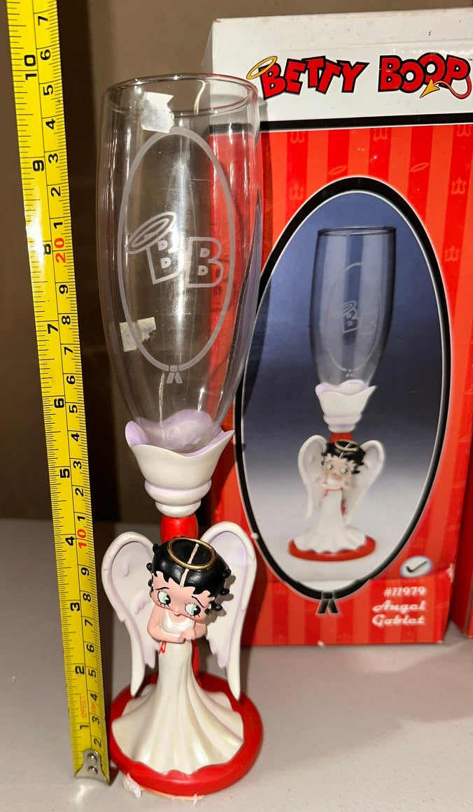 Angel Devil Goblet glass set of 2